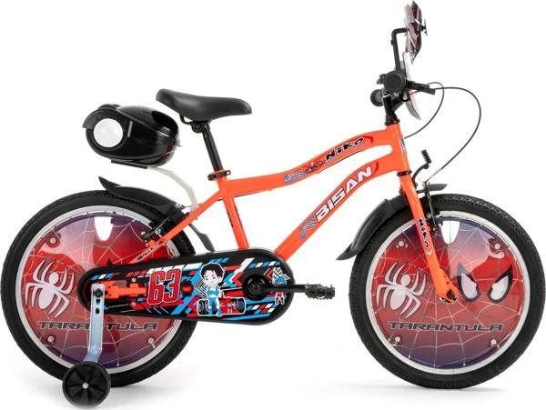 Bisan Niko V Fren 20 Jant Çocuk Bisikleti Neon Turuncu Mavi - Image 1