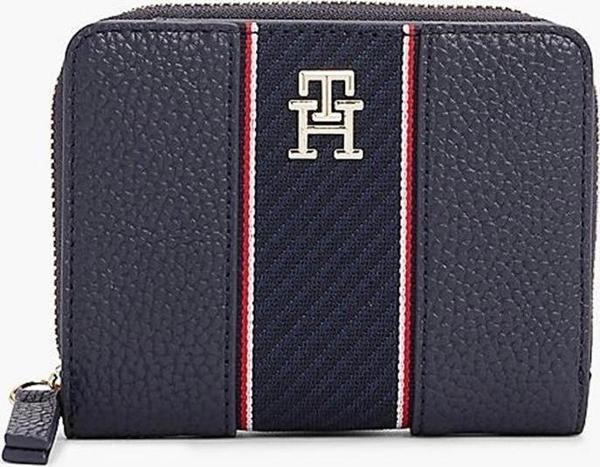 Tommy Hilfiger Monogram Kadın Lacivert Fermuarlı  Cüzdan - Image 1