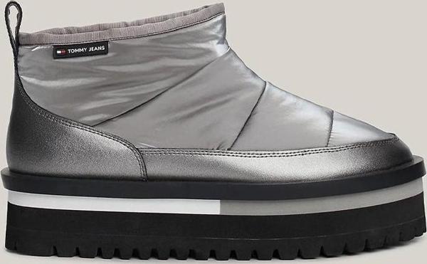 Tommy Jeans Kadın Dolgulu Kramponlu Gri Bot - Image 1