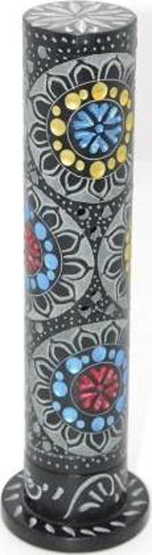 Obsidian Taşı İşlemeli Kule Tütsülük Model 6 - Image 1