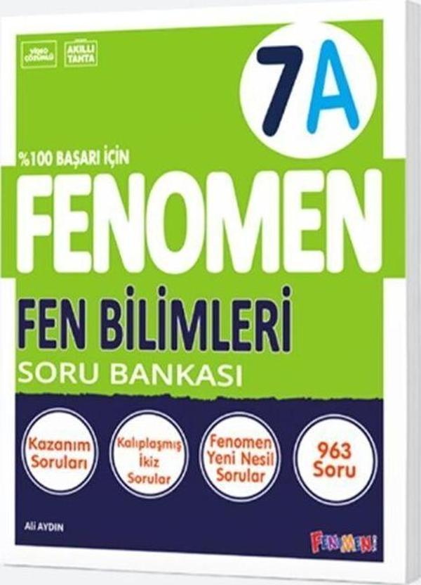 Fenomen Okul Yayınları 7. Sınıf Fen Bilimleri A Fenomen Soru Bankası - Fenomen Yayıncılık - Image 1
