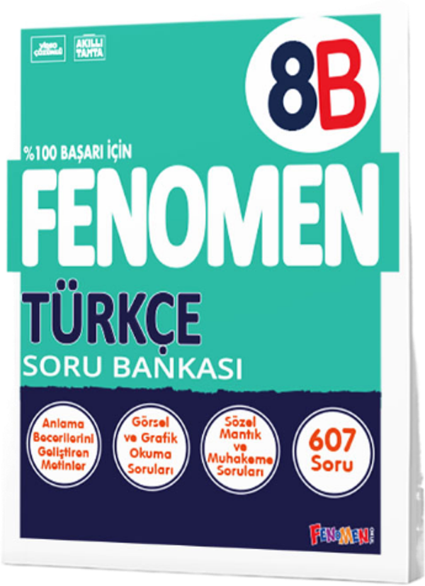 Fenomen Okul Yayınları 8. Sınıf LGS Türkçe B Fenomen Soru Bankası - Fenomen Yayıncılık - Image 1