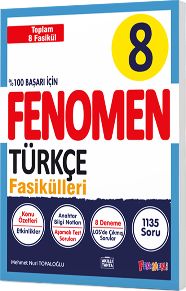 Fenomen Okul Yayınları 8. Sınıf Türkçe Fenomen Fasikülleri - Fenomen Yayıncılık - Image 1
