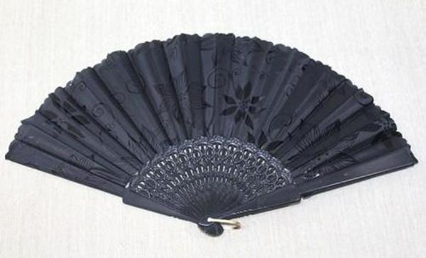 Plastik Siyah Yelpaze - Image 1