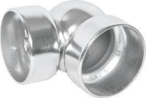 16mm Boş Küre Topuz Dirsek Parlak 5'Li Paket - Image 1