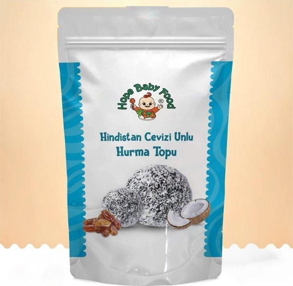 Hope Baby Food Hindistan Cevizi Unlu Hurma Topu - 90 Gram - Image 1