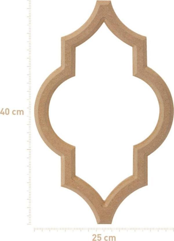 Rafhomestore Dekoratif C12 ( 40X25 Cm ) Duvar Çerçeve Ham Mdf - Image 1