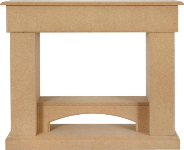 Rafhomestore Ahşap Ham Mdf Dekoratif Boyamalık Şömine - Image 1
