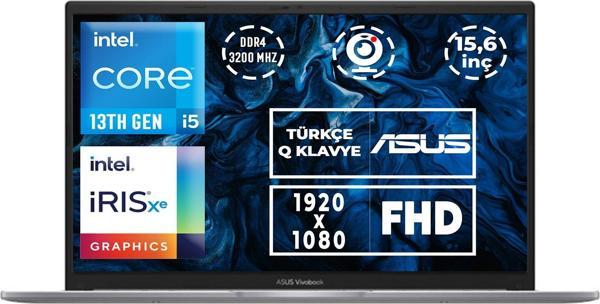 Asus Vivobook 15 i5-1335U 16GB 512GB SSD 15.6" FHD Freedos Taşınabilir Bilgisayar X1504VA-NJ104 001 - Image 1