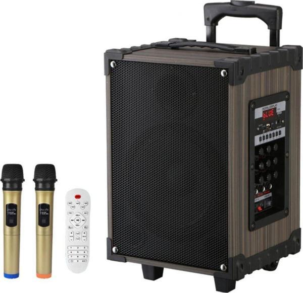 Gedi-G Lt912 D-Sound Taşınabilir Çift Mikrofonlu Kumandalı Kablosuz Hoparlör - Image 1