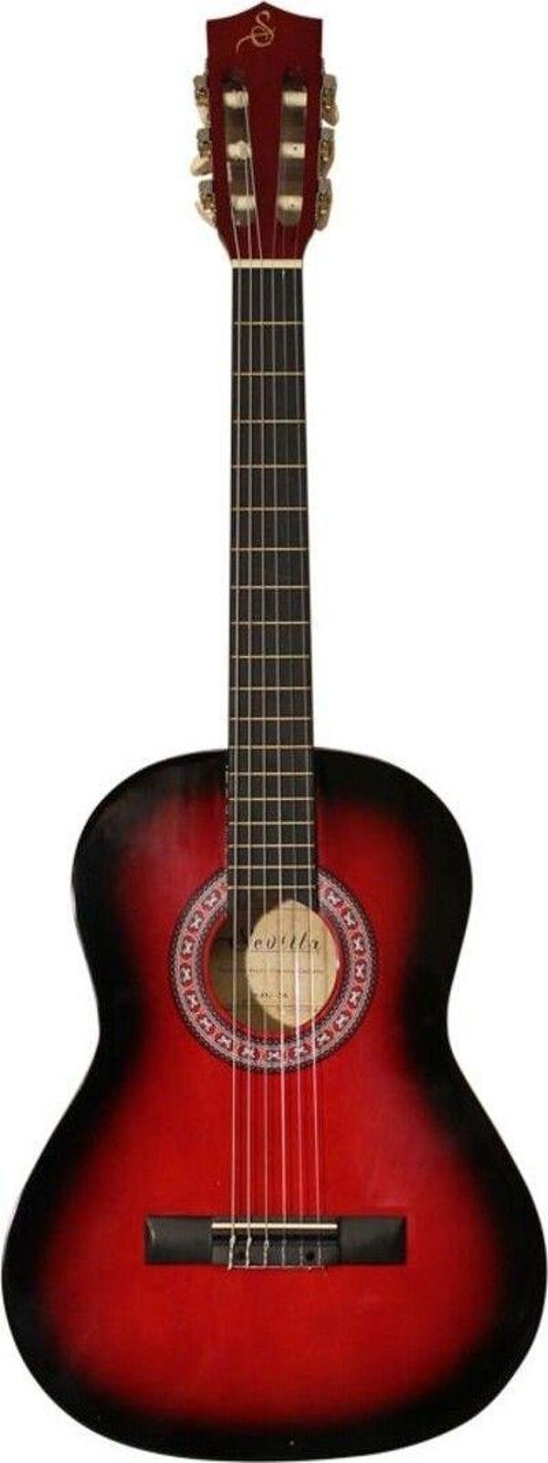 Sevilla Klasik Öğrenci Gitarı Pedsiz Kılıf Hediyeli 4/4 - Image 1