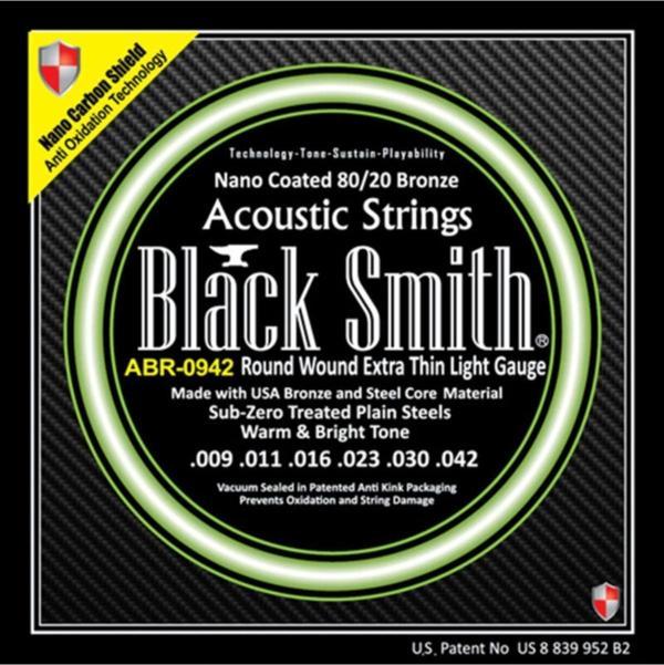 Black Smith Abr-0942 Extra Thin Light Akustik Gitar Teli 009 - Image 1