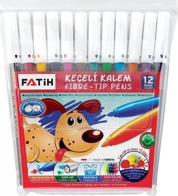 Fatih Keçeli Kalem 12 Renk (34020) - Image 1