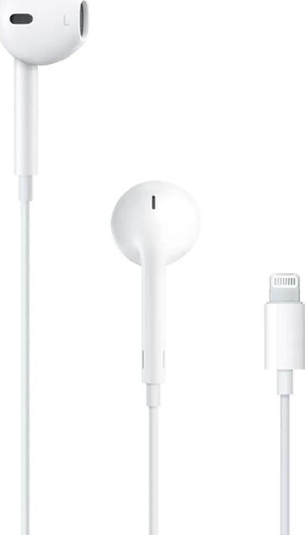 Apple Lightning Konnektörlü Kulakiçi Kablolu Kulaklık Beyaz MWTY3TU/A - Image 1