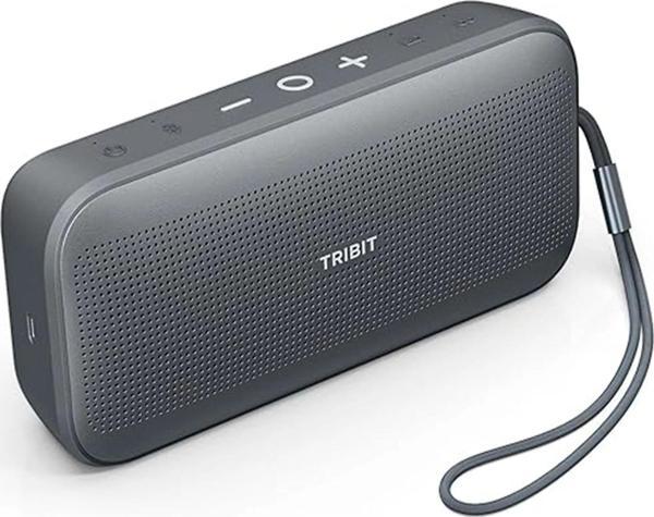 Tribit Stormbox Flow 25W 30 Saat Oynatma Süresi IP67 Su Geçirmez Powerbank Özellikli Taşınabilir Bluetooth Hoparlör Siya - Image 1