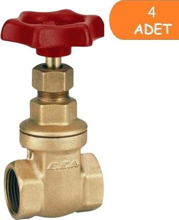 4 Adet ECA 1/2 Şiber Valf 601003001 - Image 1