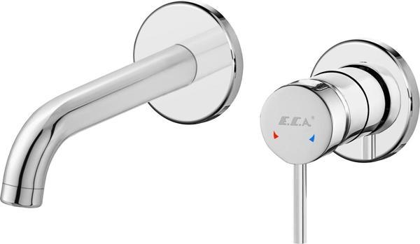 ECA Dalia Minimal Ankastre Lavabo Bataryası Sıva Üstü Çift Rozet 102167625-YY - Image 1
