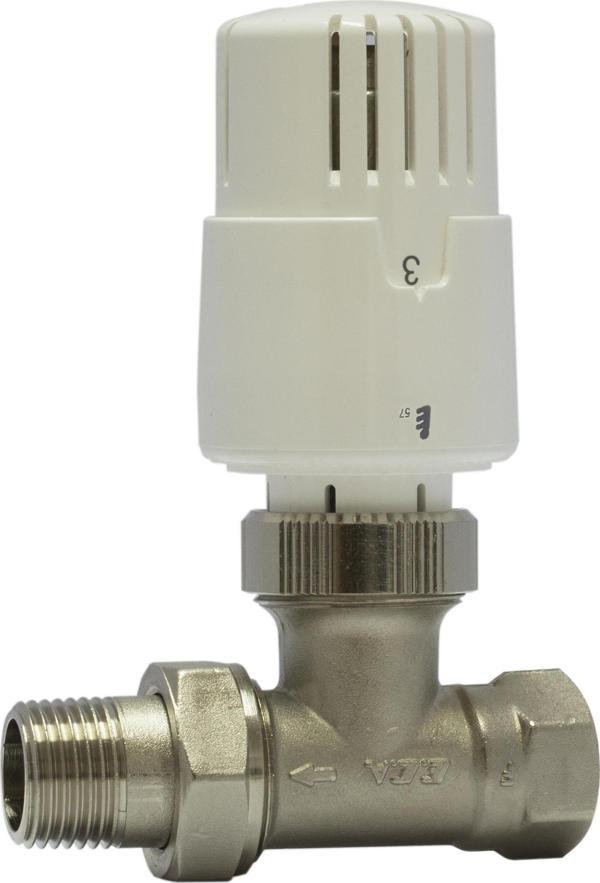 ECA TRV4 Termostatik Düz Radyatör Valfi Petek Vanası 602120756 - Image 1