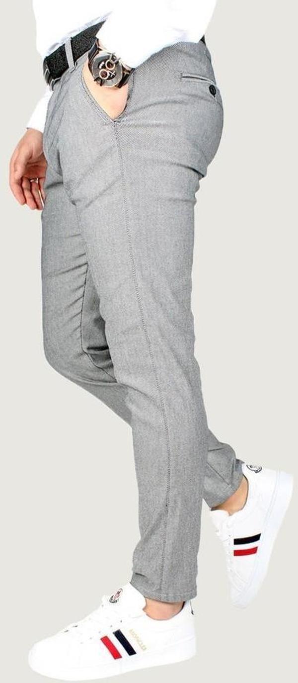 Captiva İtalyan Kesim Slim Fit Erkek Keten Pantolon-5419 - Image 1