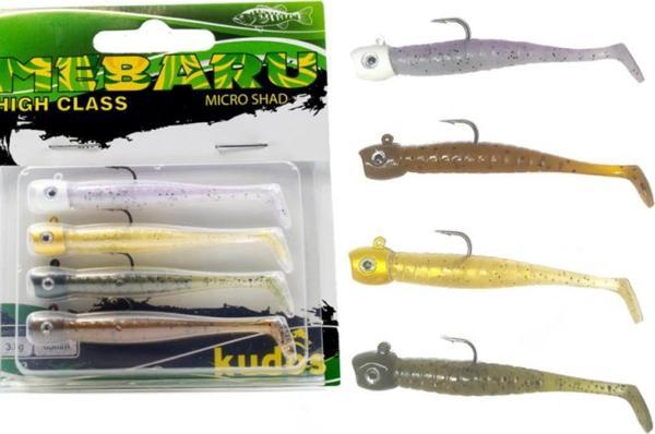 MEBARU MICRO SHAD 65MM 3.8GR NATURAL MIX - Image 1