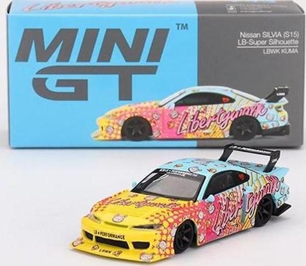 Mini GT 743 Nissan LB-Super Silhouette S15 SILVIA LBWK KUMA 1/64 - Image 1