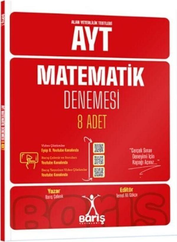 Barış Yayınları AYT 8 li Matematik Denemesi - Barış Çelenk - Image 1