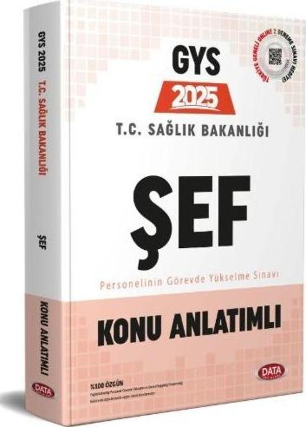 Data Yayınları 2025 GYS T.C. Sağlık Bakanlığı Şef Konu Anlatımlı - Data Yayınları - Image 1