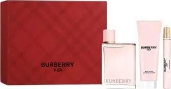 Burberry Her Edp 100Ml + Edp 10Ml + Bl75Ml Set Kadın Parfüm - Image 1