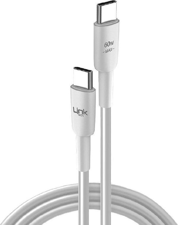 Linktech K622 60W PD Type-C to Type-C 30cm Şarj Kablosu - Image 1