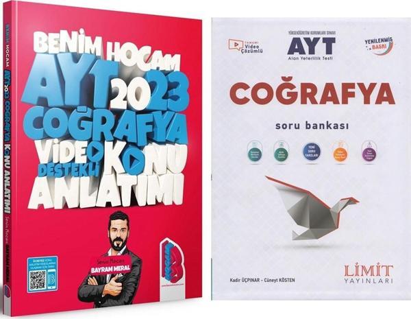 Benim Hocam 2023 AYT Coğrafya Konu ve Limit Soru Bankası Seti 2 Kitap - Limit Yayınları - Image 1