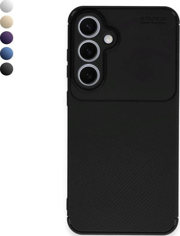 Samsung Galaxy A16 Kılıf Focus Carbon Silikon Kapak - Image 1