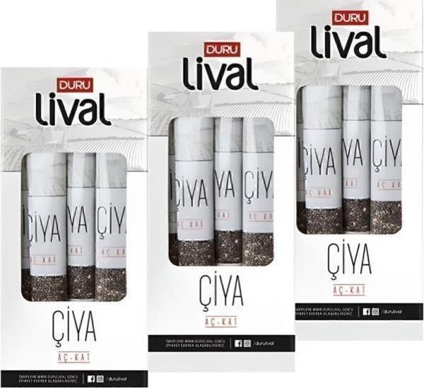 Duru Lival Chia Aç-Kat Shot 80 Gr x 3 Adet - Image 1