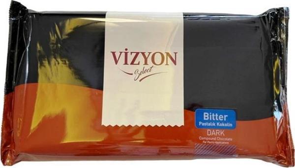 Vizyon Pastalık Bitter Kokolin Çikolata 2.5 kg - Image 1