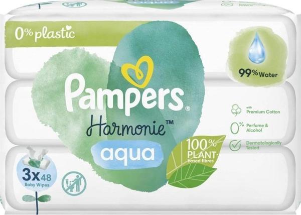 Prima Aqua Pure Islak Havlu Mendil 3'Lü 144 Yaprak - Image 1