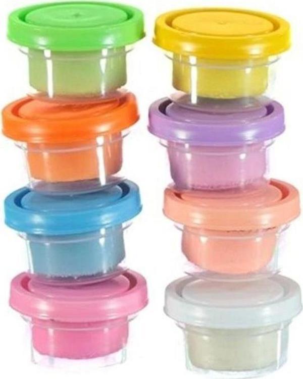 Dede 8'Li Silindir Oyun Hamuru Seti - Image 1