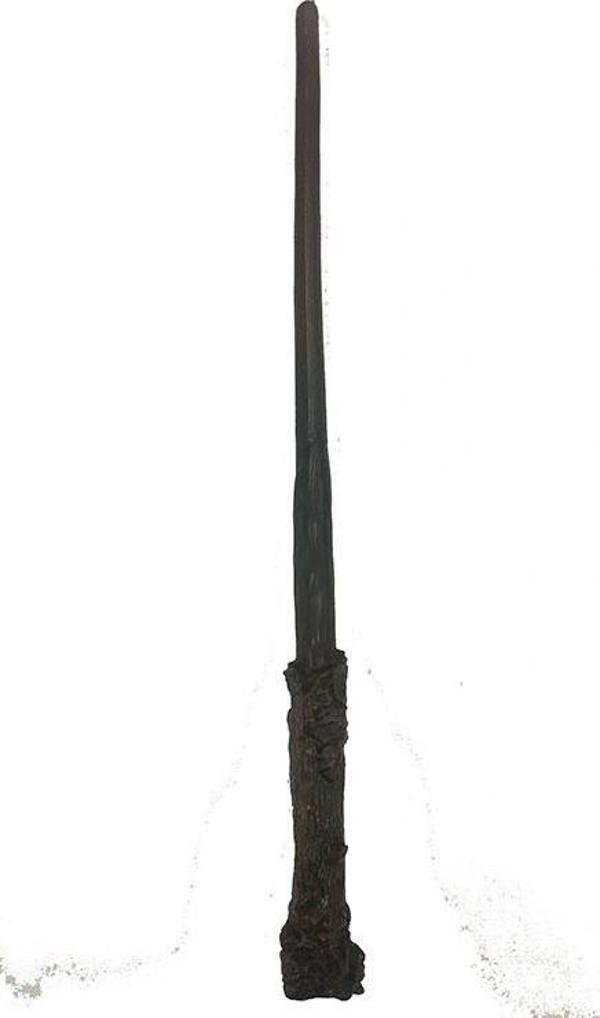 Harry Potter Asası 30 Cm Ve Siyah Çerçeveli Harry Potter Gözlüğü Seti - Image 1