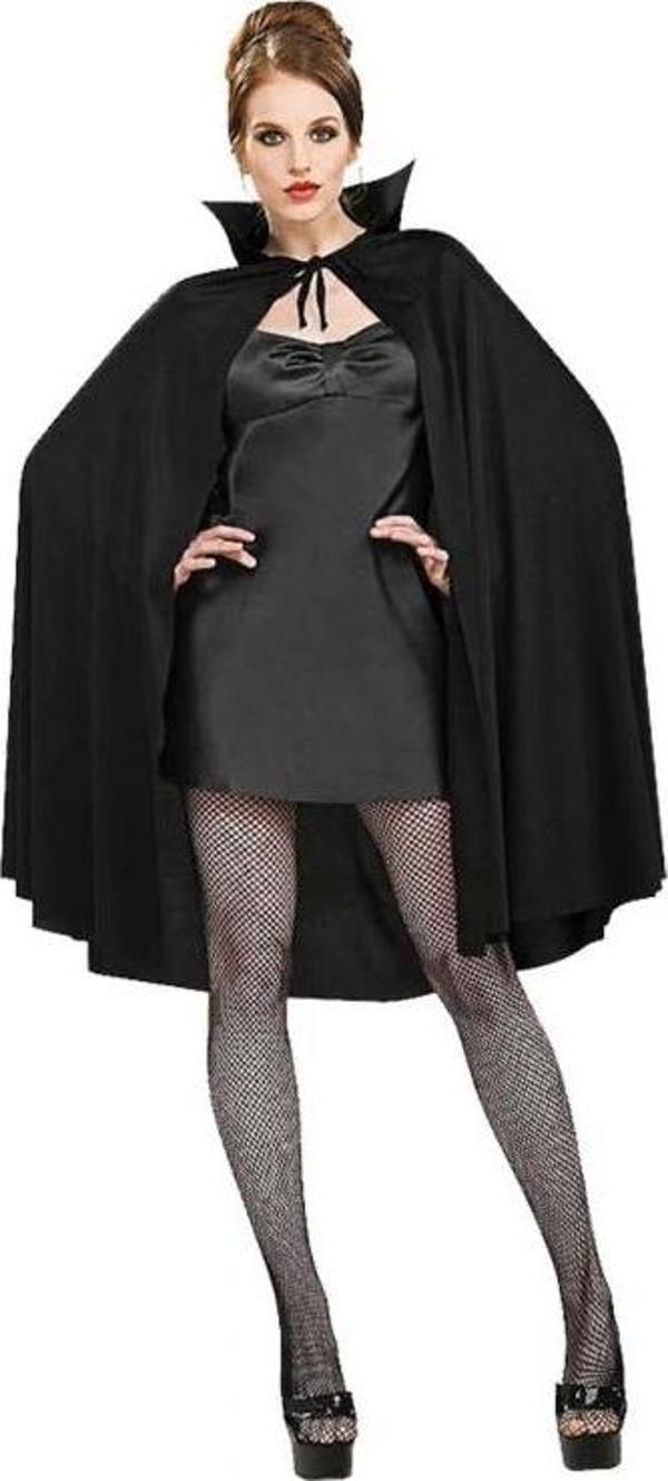 Siyah Renk Yakalı Halloween Pelerini 90 Cm - Image 1