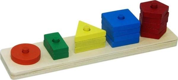 Kutulu Ahşap Geometrik Şekiller - Image 1