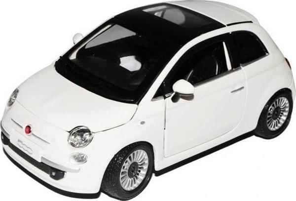 Bburago 1:24 Fiat 500 2007 Model Araba - Image 1