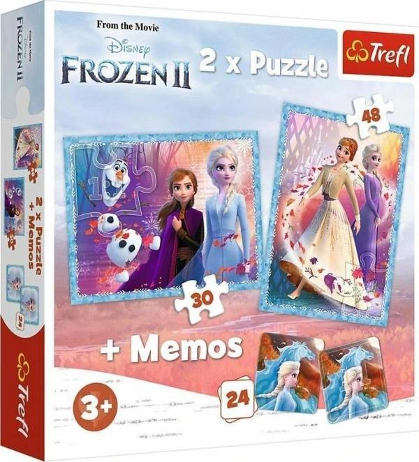 PUZZLE-90814 2IN1 Frozen II Çocuk Puzzle - Image 1