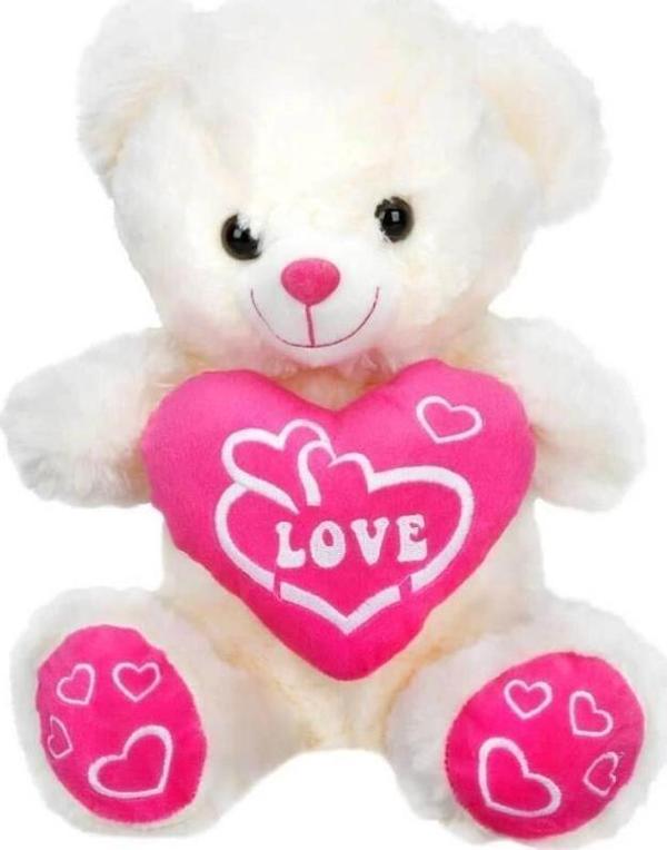 Kalpli Peluş Ayı 30 Cm. - Image 1