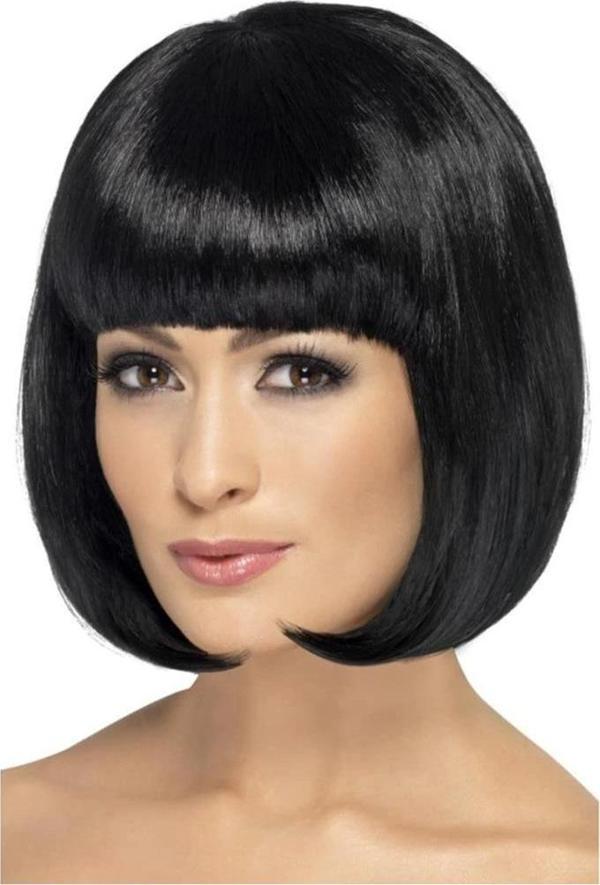 Siyah Renk Parti Peruğu Küt Saç - Image 1