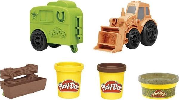 Play-Doh Çalışkan Traktör Ve Römork F1012 - Image 1