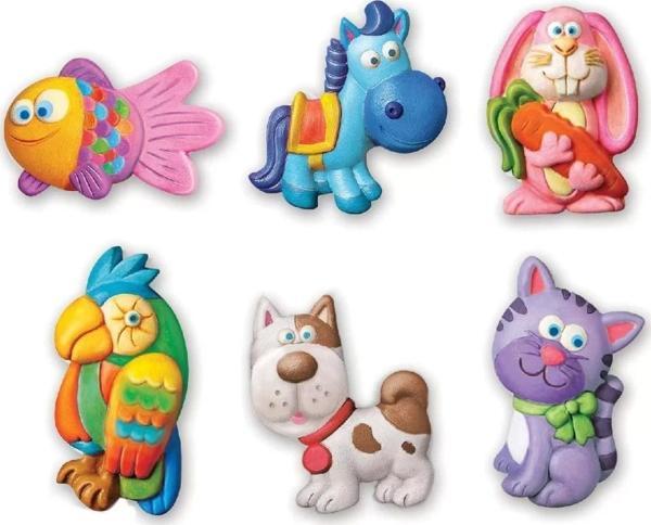 4M Sevimli Hayvanlar Kalıp Ve Boyama Seti - Image 1