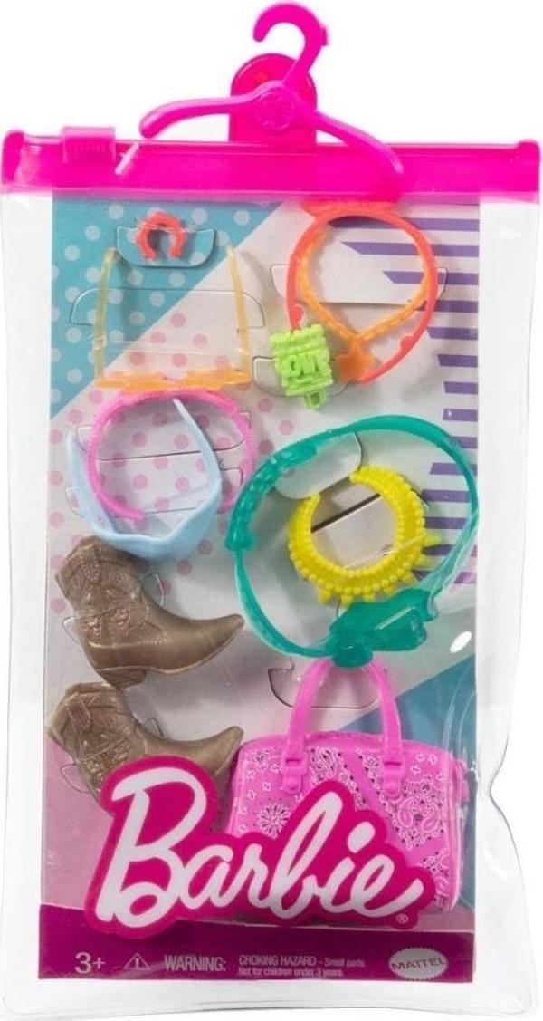 Gwd98 Barbie'Nin Moda Aksesuarları Paketleri / Asorti Seçilemez. - Image 1