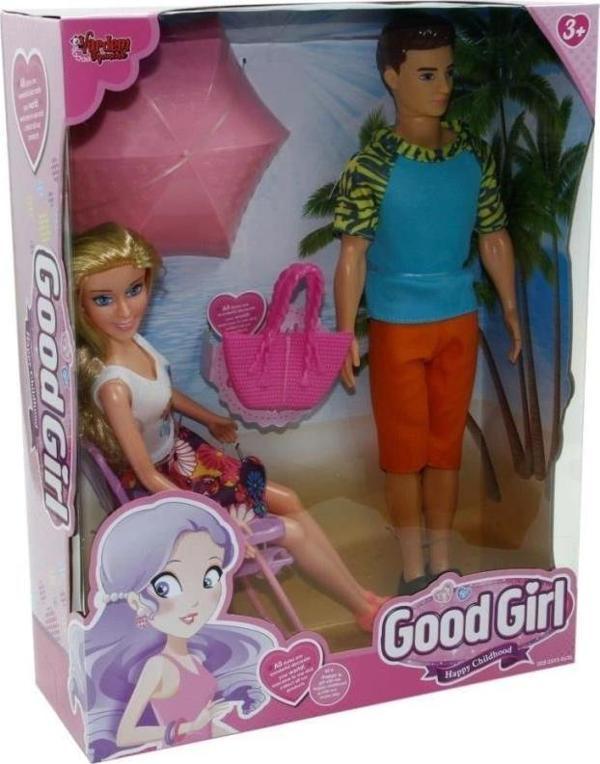 Wg-115149 Kutulu 29Cm Tatil Yapan Kız Ve Arkadaşı - Vardem Oyuncak - Image 1