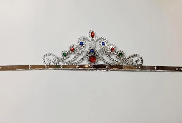 Gümüşrenkplastikprensestacıkraliçetacı60Cm - Image 1
