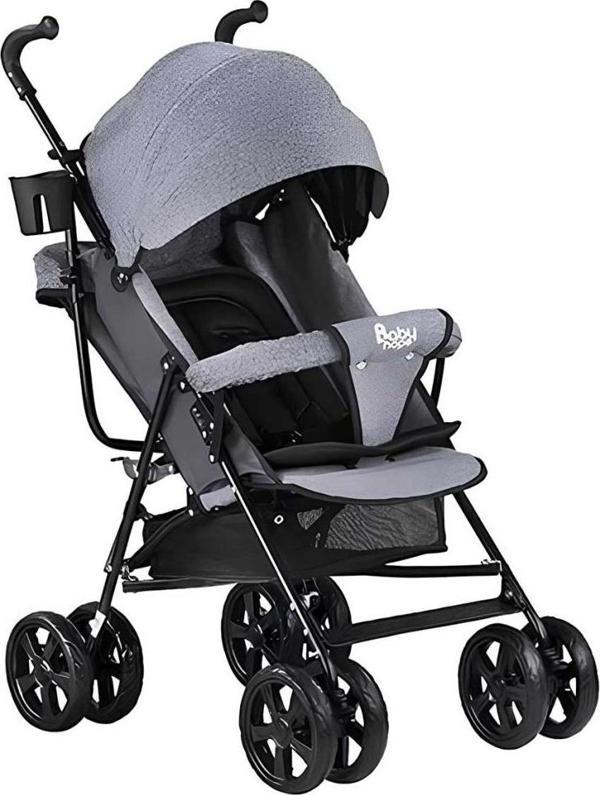 Babyhope Sa-7 Baston Puset Bebek Arabası - Kırçıllı Gri - Image 1