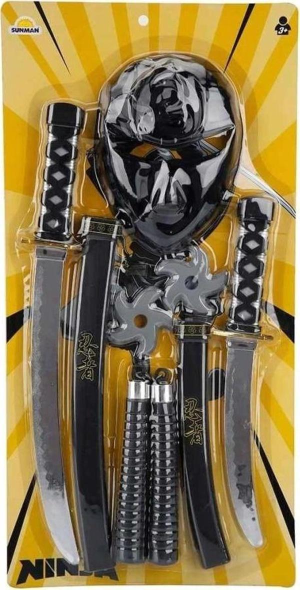 Ninja Maske Ve Kılıç Seti - Image 1
