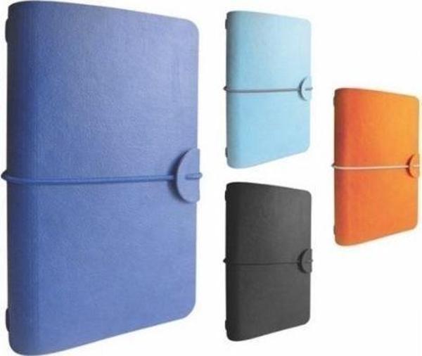 Trio Deri Kapak Defter A6 144 Yaprak Çizgili+Kareli+Normal Standart (4134) Gıpta - Image 1